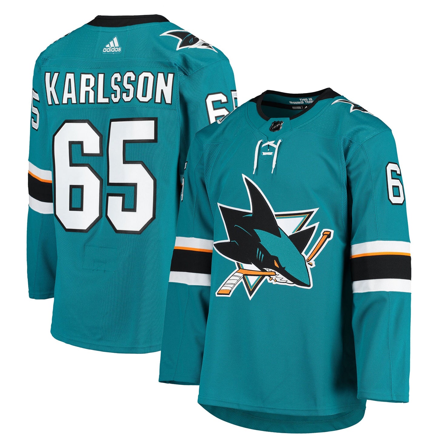 Erik Karlsson San Jose Sharks Fanatics Branded Women's Breakaway Home Team Player Jersey - Teal
