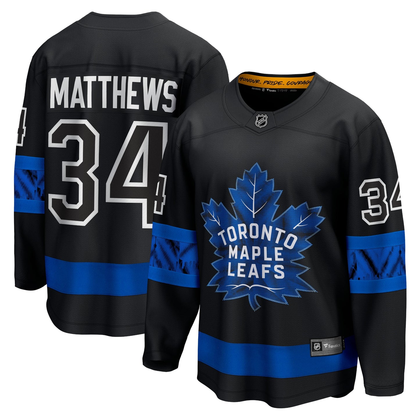 Auston Matthews Toronto Maple Leafs Fanatics Branded Alternate Premier Breakaway Reversible Player Jersey - Black