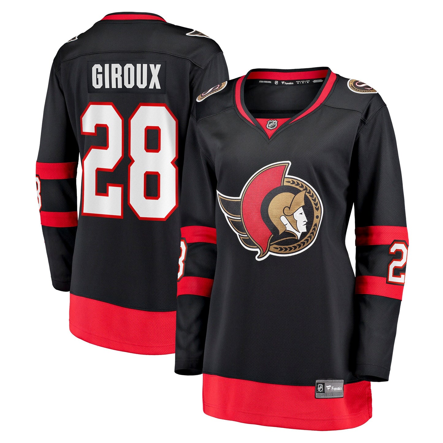 Claude Giroux Ottawa Senators Fanatics Branded Women's Home Breakaway Player Jersey - Black
