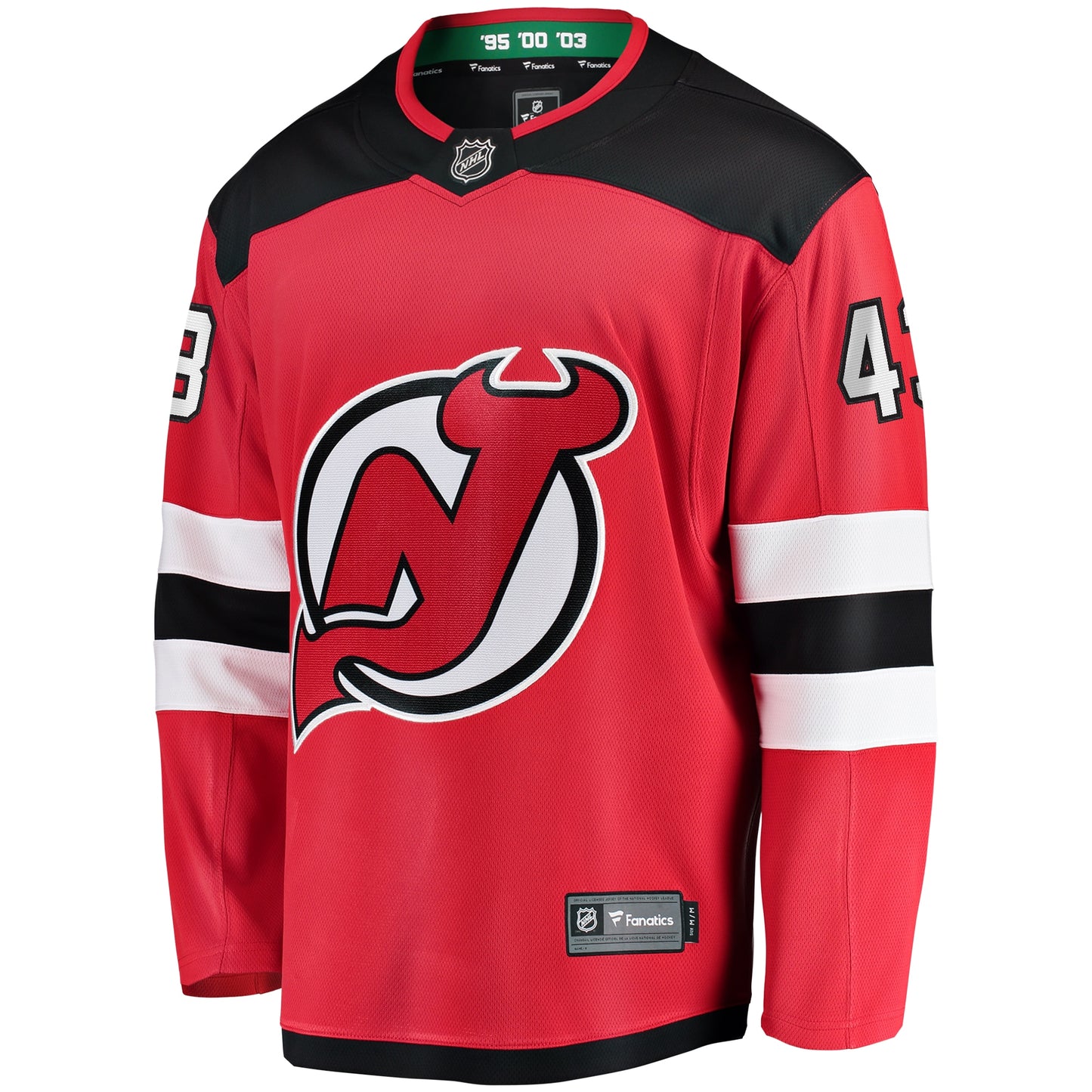 Luke Hughes New Jersey Devils Fanatics Branded Home Breakaway Player Jersey - Red