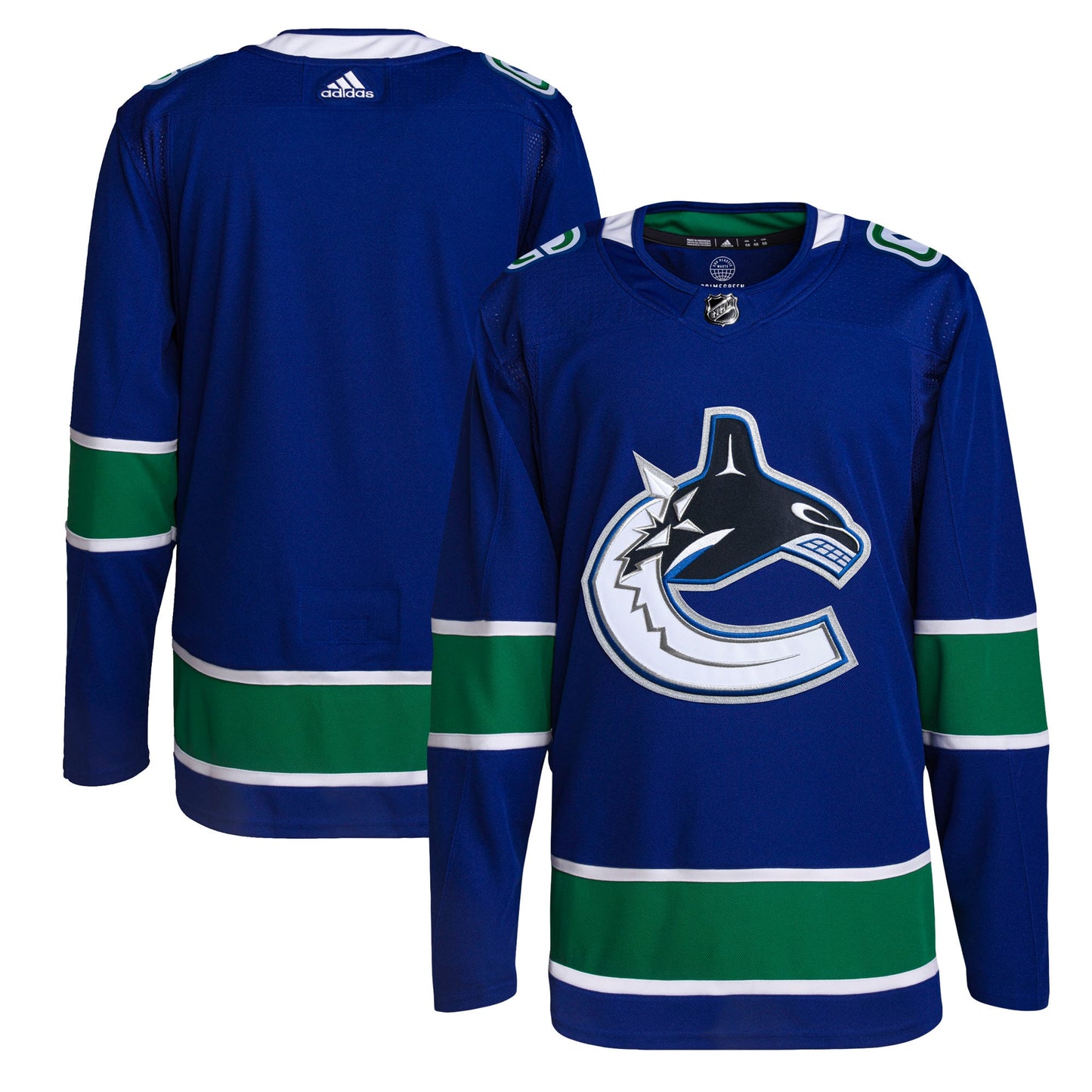 Vancouver Canucks adidas Home Primegreen Authentic Pro Jersey - Royal