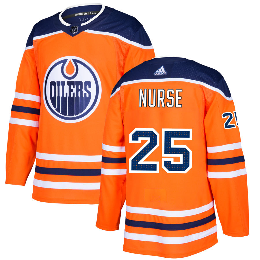 Darnell Nurse Edmonton Oilers adidas Authentic Jersey - Orange