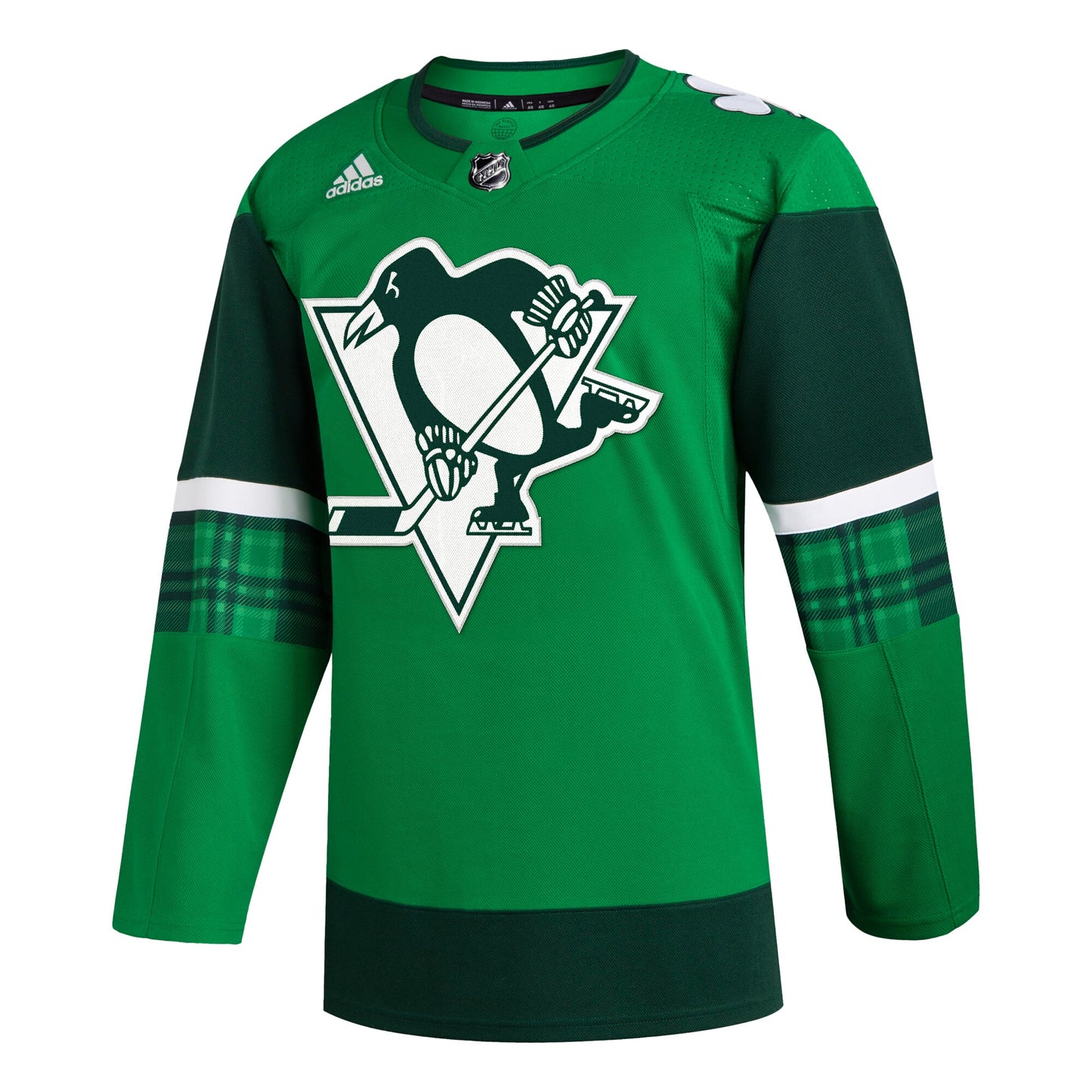 Pittsburgh Penguins adidas 2023 St. Patrick's Day Primegreen Authentic Jersey - Kelly Green