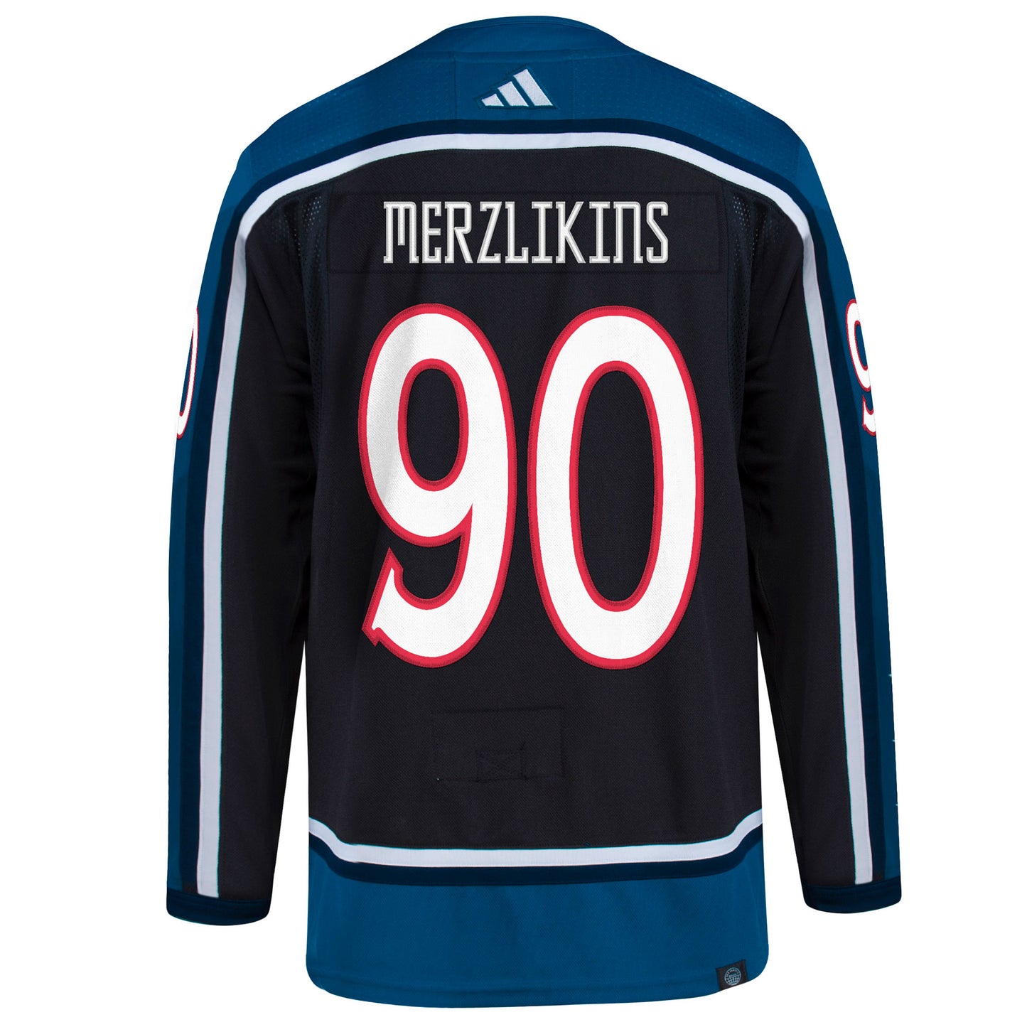 Elvis Merzlikins Columbus Blue Jackets adidas Reverse Retro 2.0 Authentic Player Jersey - Black