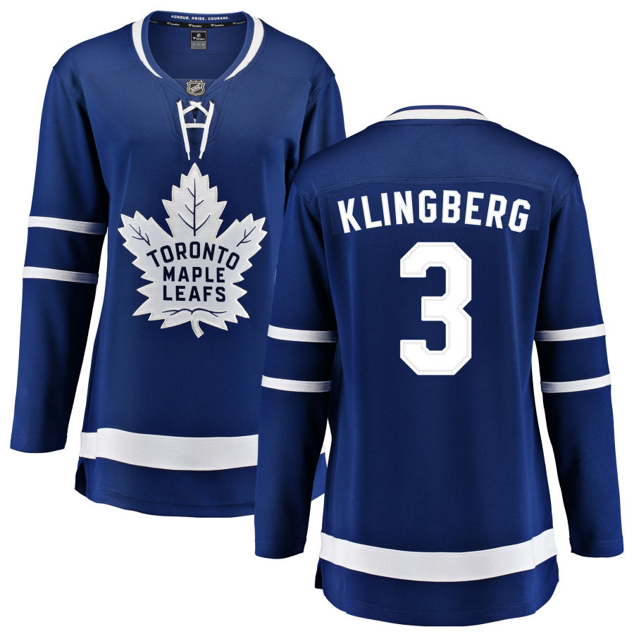 John Klingberg Toronto Maple Leafs Fanatics Branded Women's Home Breakaway Jersey - Blue
