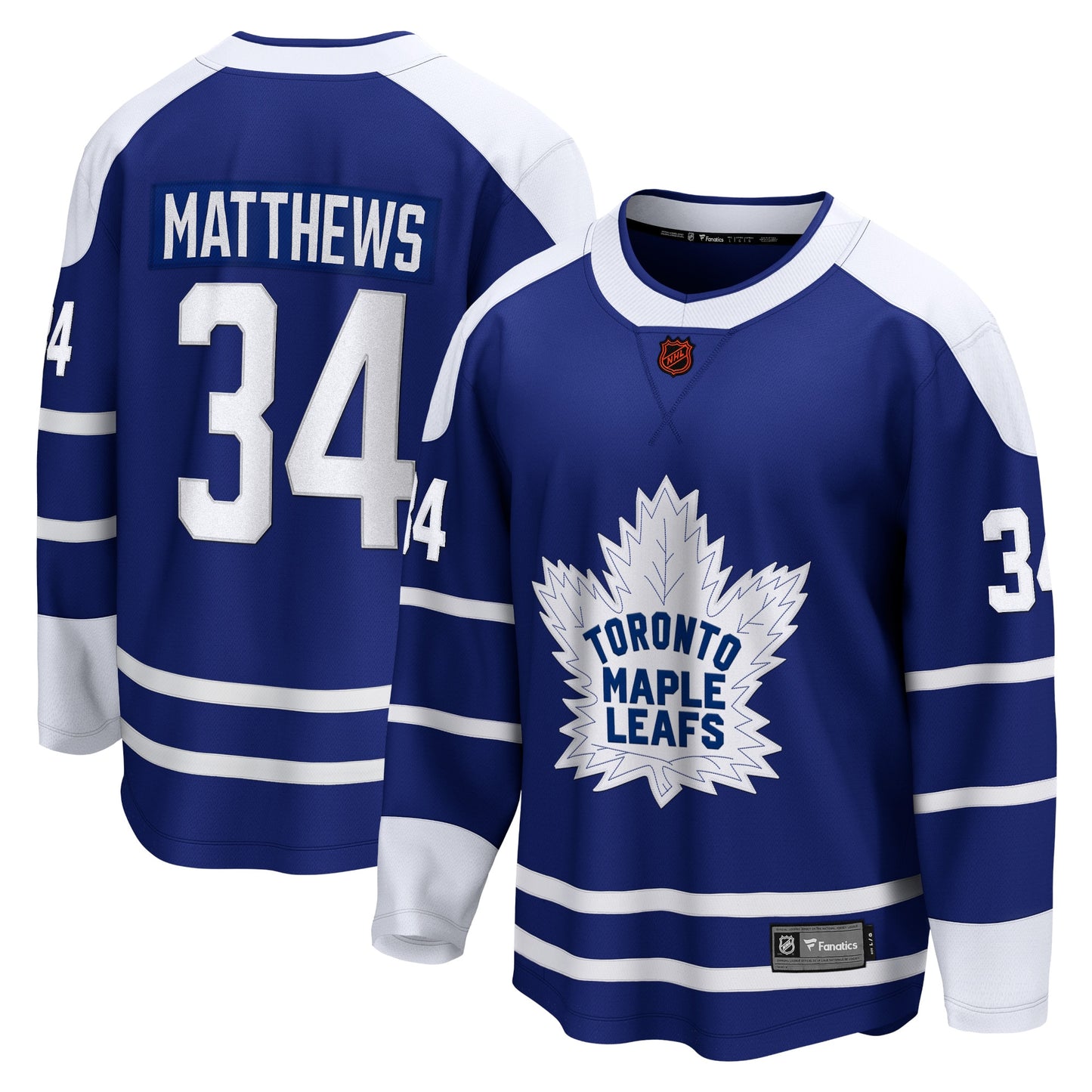 Auston Matthews Toronto Maple Leafs Fanatics Branded Special Edition 2.0 Breakaway Player Jersey - Royal