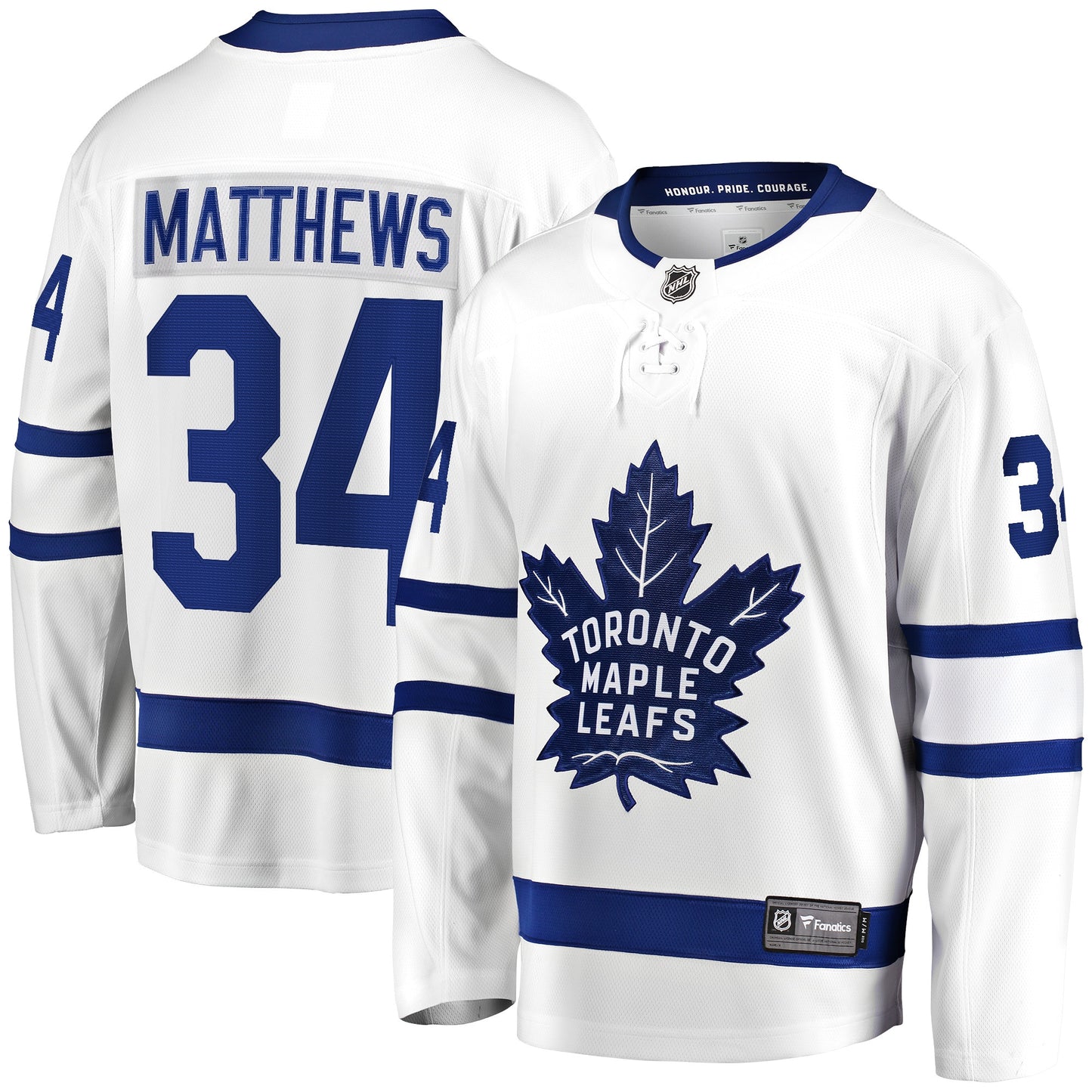 Toronto Maple Leafs Auston Matthews Fanatics Branded Away Premier Breakaway Player Jersey - White