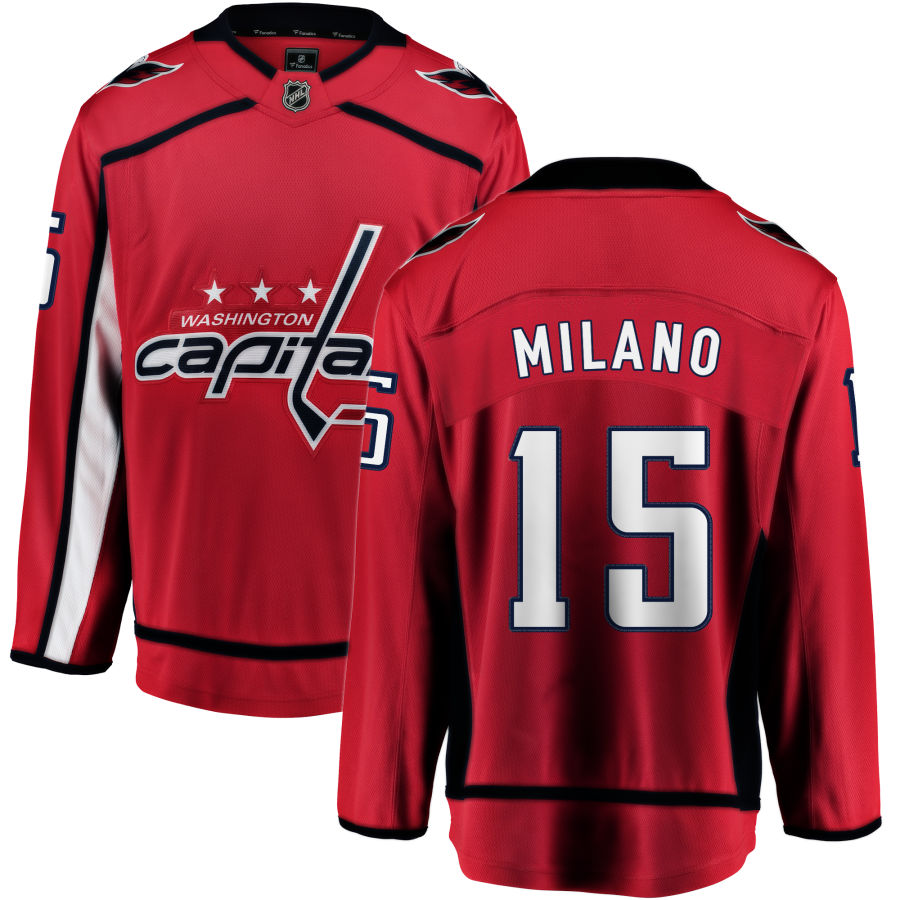 Sonny Milano Washington Capitals Fanatics Branded Home Breakaway Jersey - Red