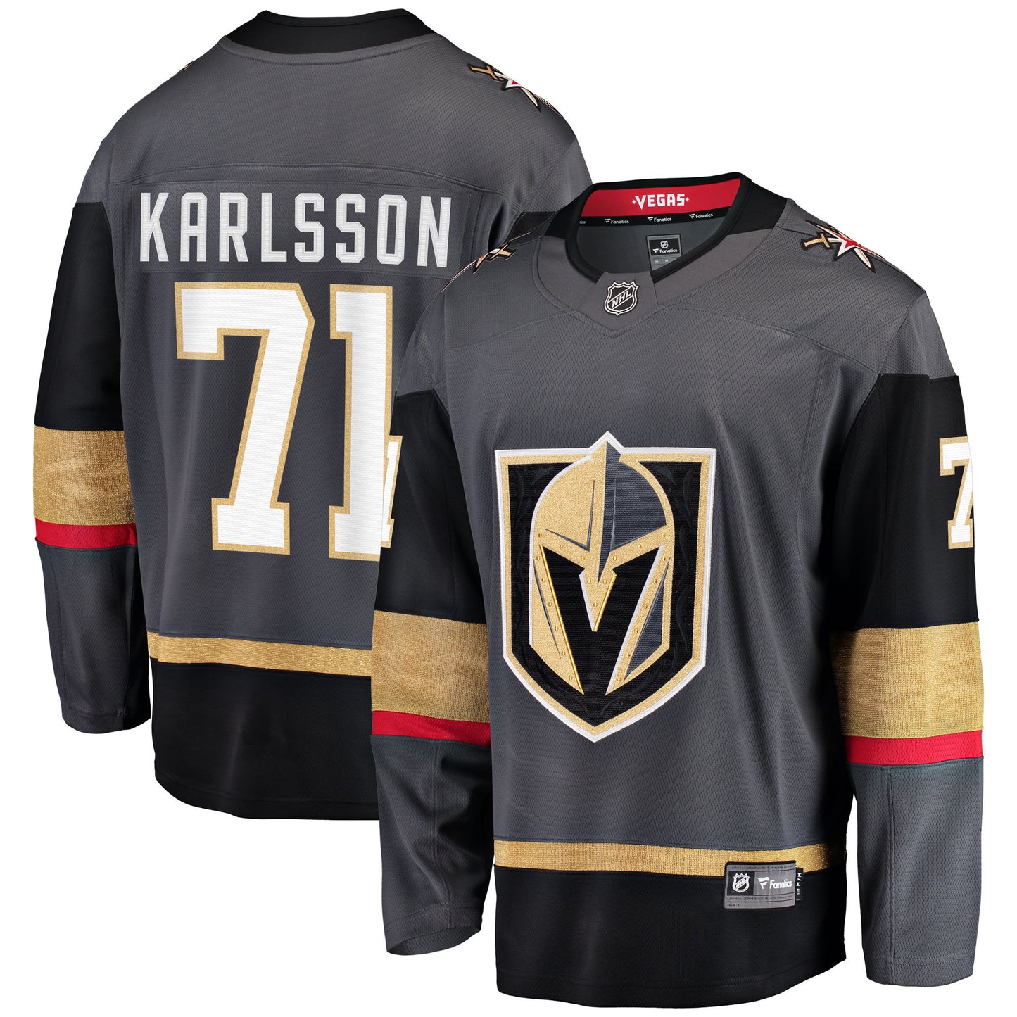 William Karlsson Vegas Golden Knights Fanatics Branded Alternate Premier Breakaway Player Jersey - Gray
