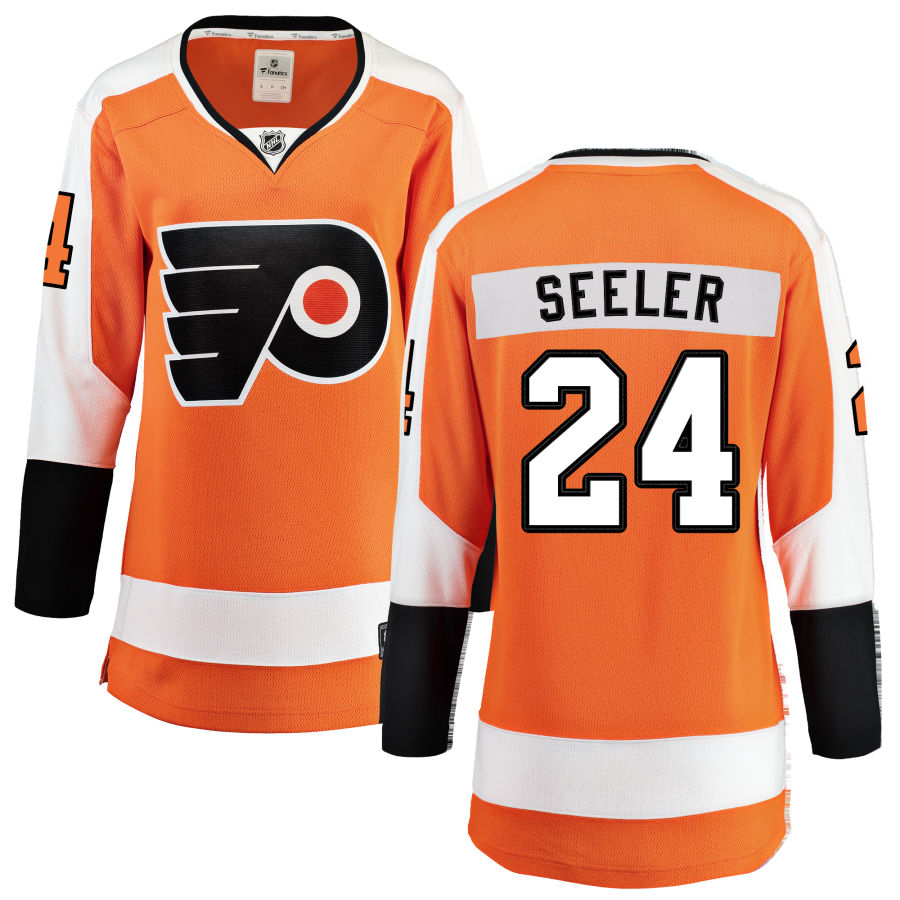 Nick Seeler Philadelphia Flyers Fanatics Branded Women's Home Breakaway Jersey - Orange