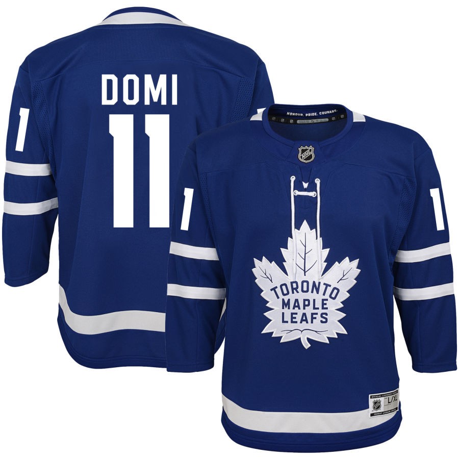 Max Domi Toronto Maple Leafs Youth Home Premier Jersey - Blue