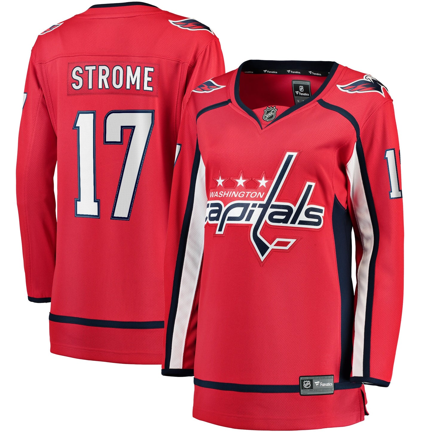 Dylan Strome Washington Capitals Fanatics Branded Women's Home Breakaway Player Jersey - Red
