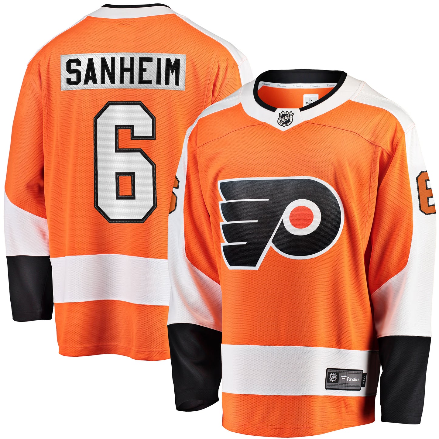 Travis Sanheim Philadelphia Flyers Fanatics Branded Home Breakaway Jersey - Orange