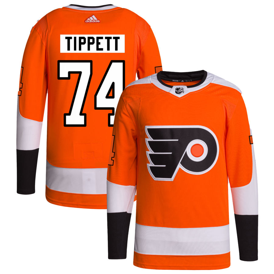 Owen Tippett Philadelphia Flyers adidas Home Primegreen Authentic Pro Jersey - Orange