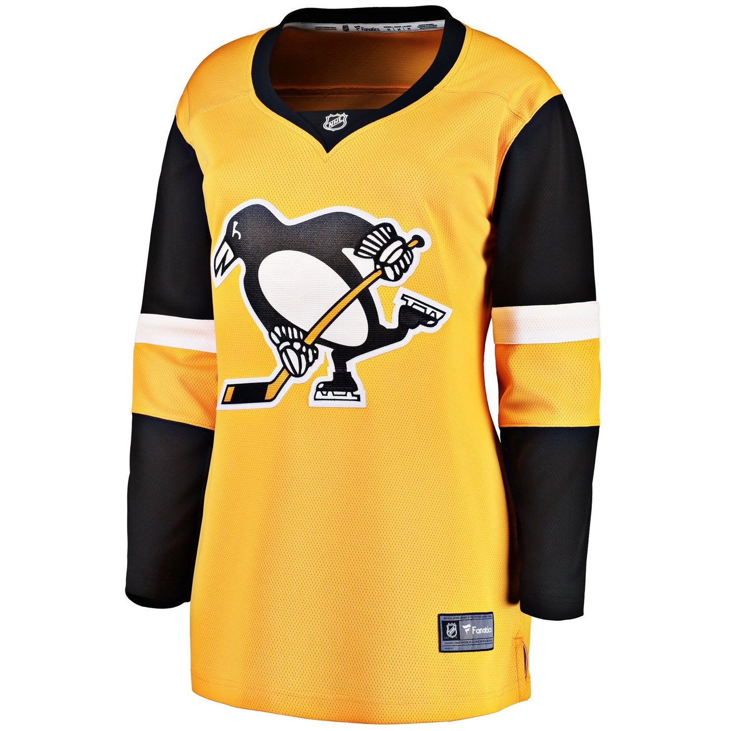 Pittsburgh Penguins Fanatics Branded Women's Alternate Breakaway Jersey - Gold