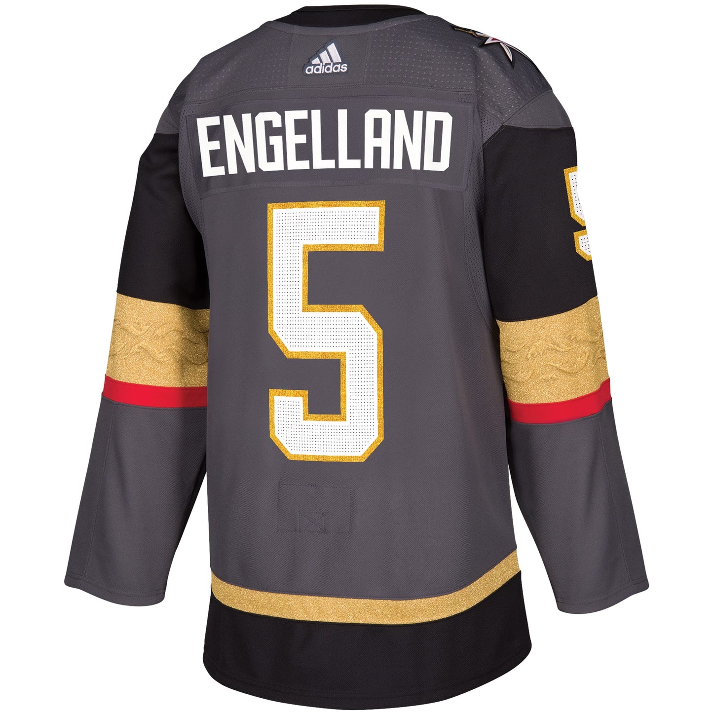 Deryk Engelland Vegas Golden Knights adidas Alternate Authentic Player Jersey - Gray