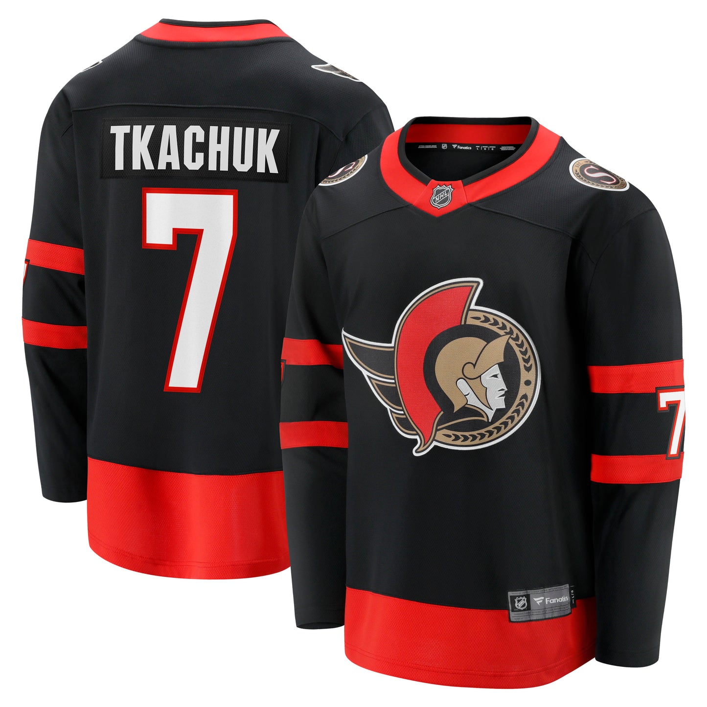 Brady Tkachuk Ottawa Senators Fanatics Branded Home Breakaway Jersey - Black