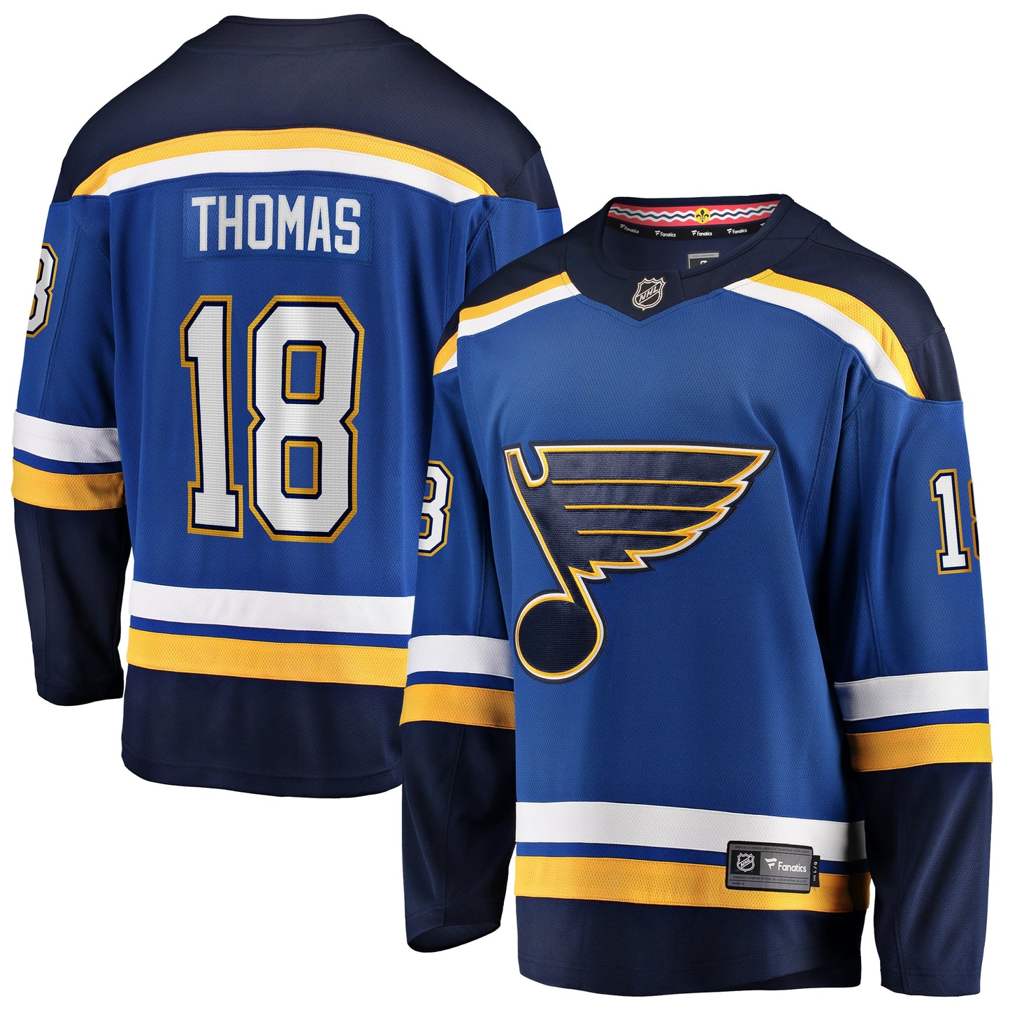 Robert Thomas St. Louis Blues Fanatics Branded Home Breakaway Player Jersey - Blue