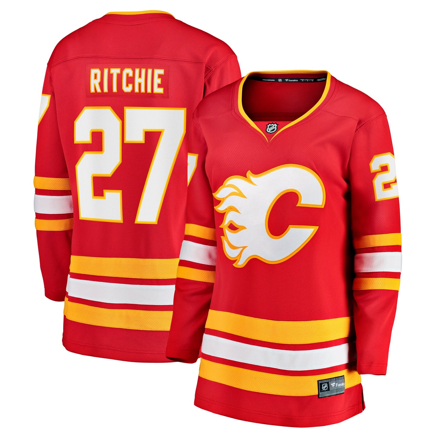Nick Ritchie Calgary Flames Women's Fanatics Branded Home Breakaway Jersey - Red